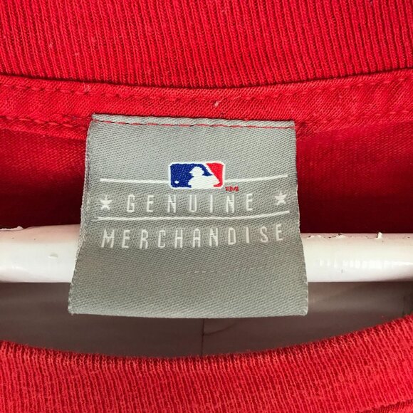 Vtg St Louis Cardinals Matt Holliday #15 Red TShirt 2XL MLB Genuine Merchandise - Picture 5 of 14